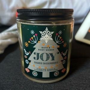 Joy Sugared Snickerdoodle Bath and Body Works Candle